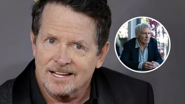 Michael J Fox and Harrison Ford
