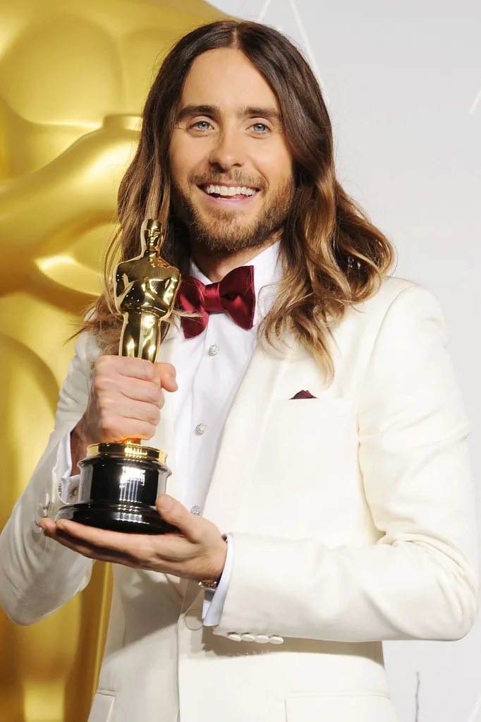 Jared Leto with his Oscar