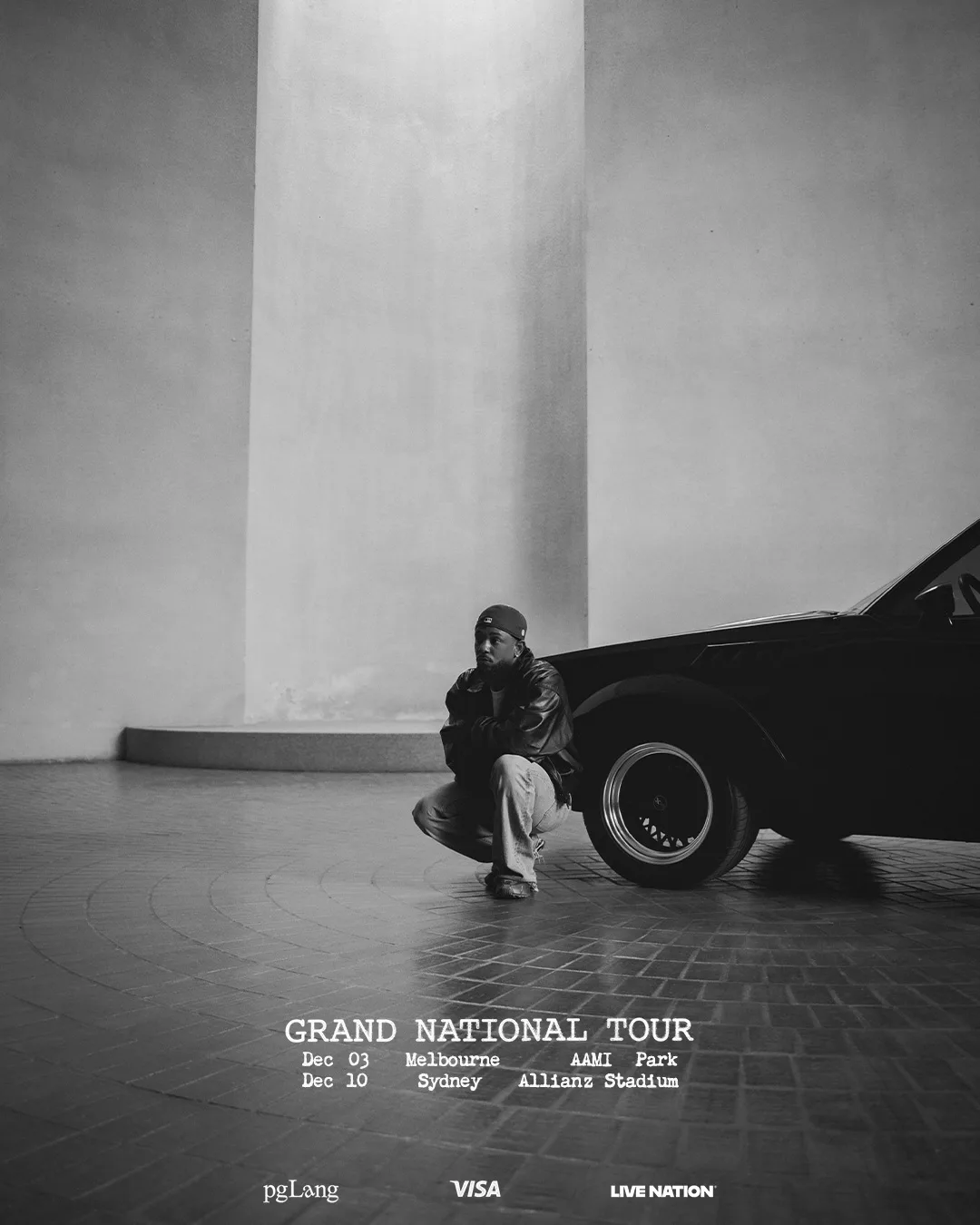 kendrick lamar australia grand national tour dates poster