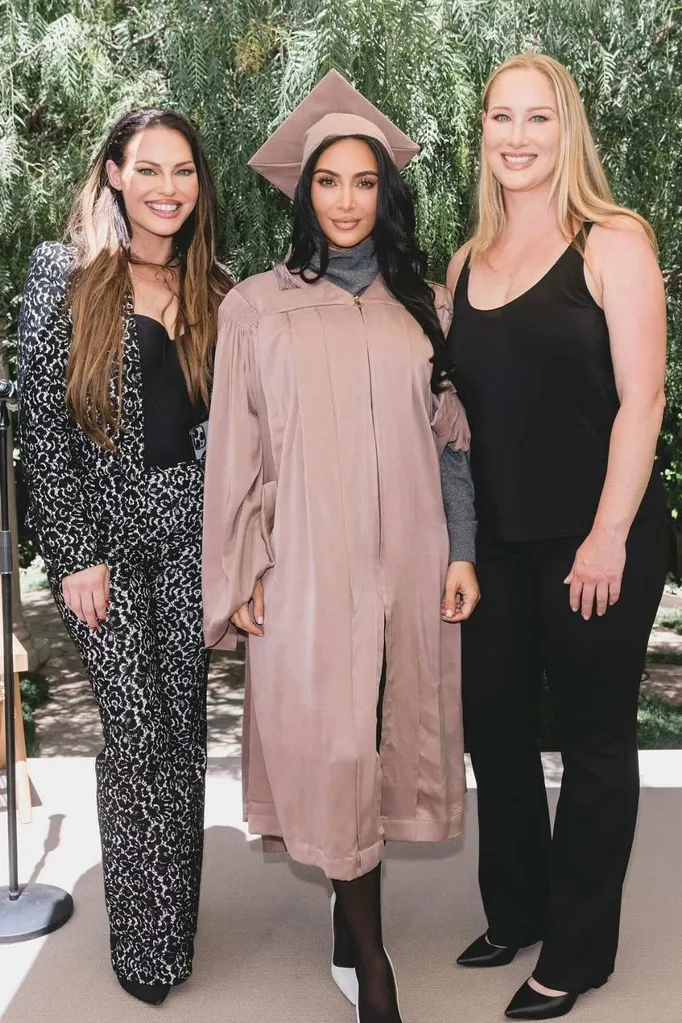 Kim Kardashian graduates from her law degree.