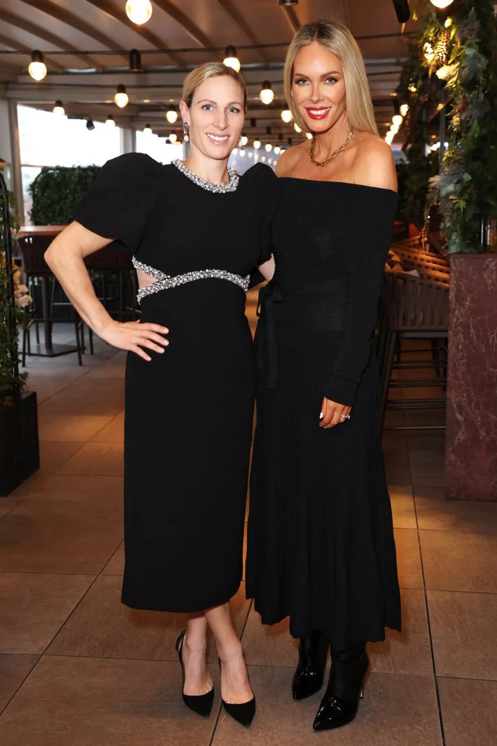Zara Tindall with Rebecca Vallance 