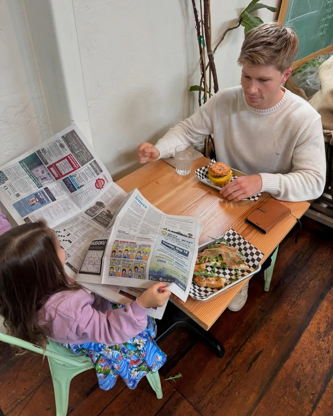 Robert Irwin with Bindi's daughter Grace having some quality time