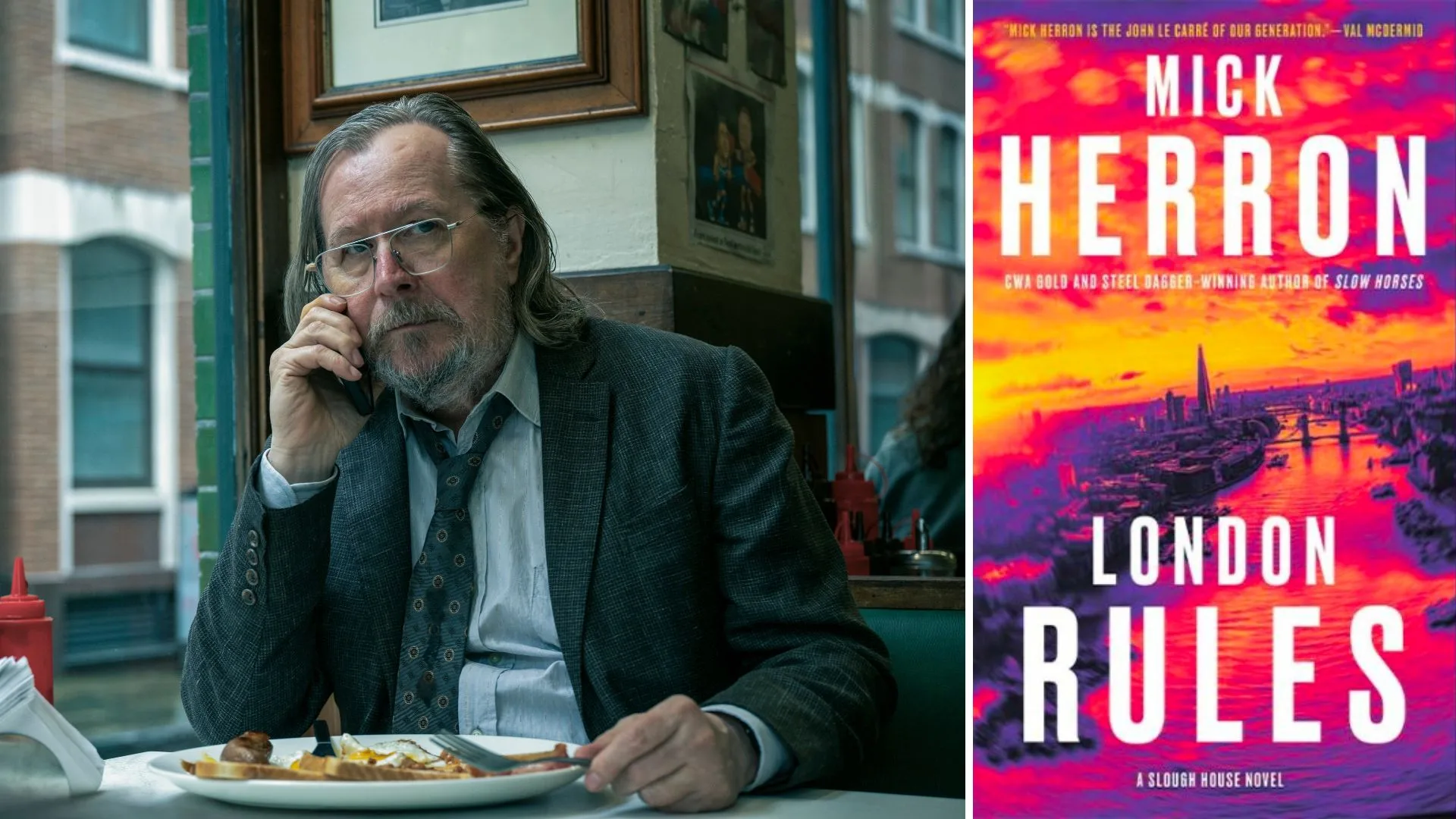 gary oldman in slow horses season five based on the book london rules, pictured