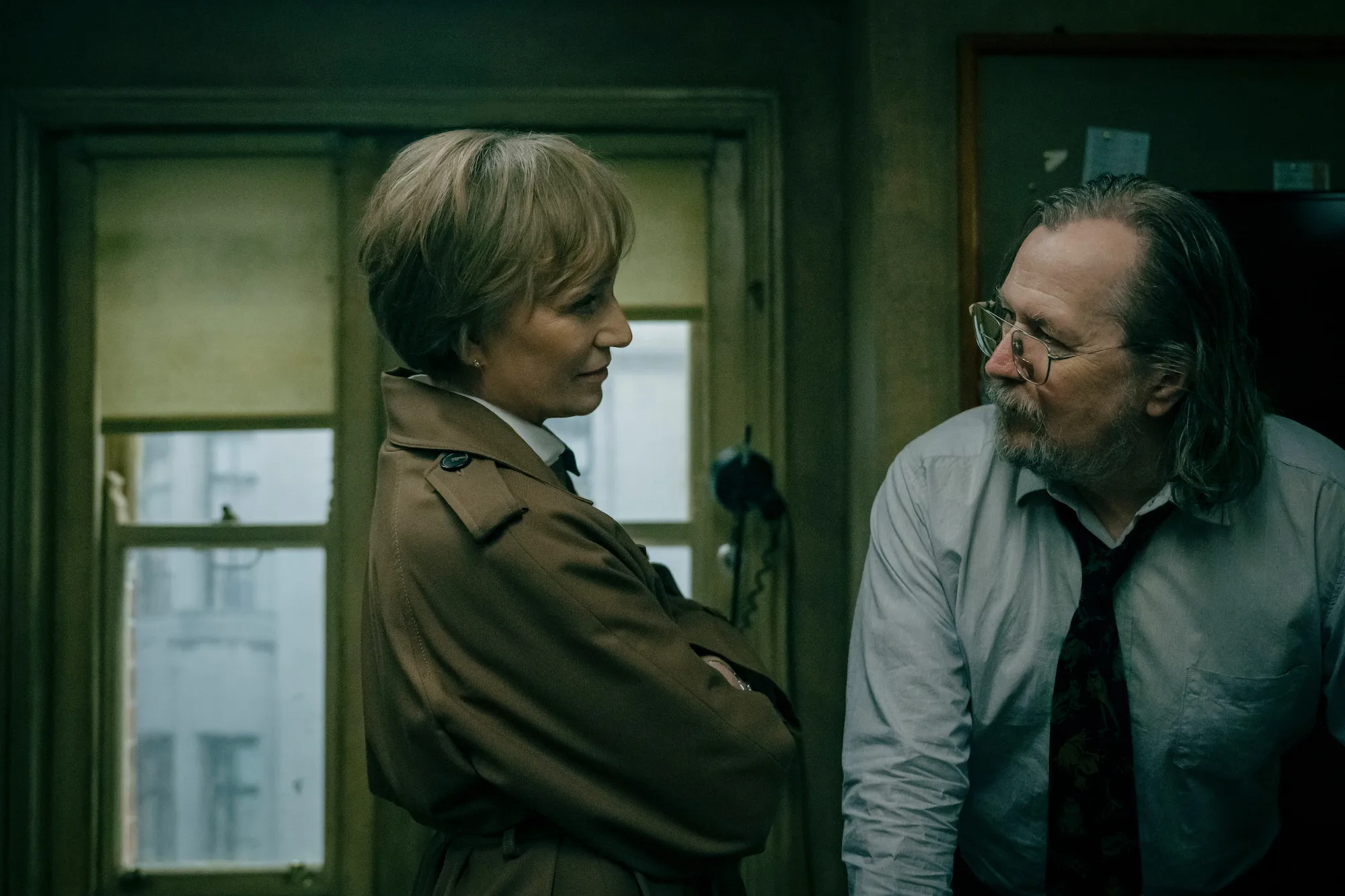 kristin scott thomas and gary oldman in slow horses season five