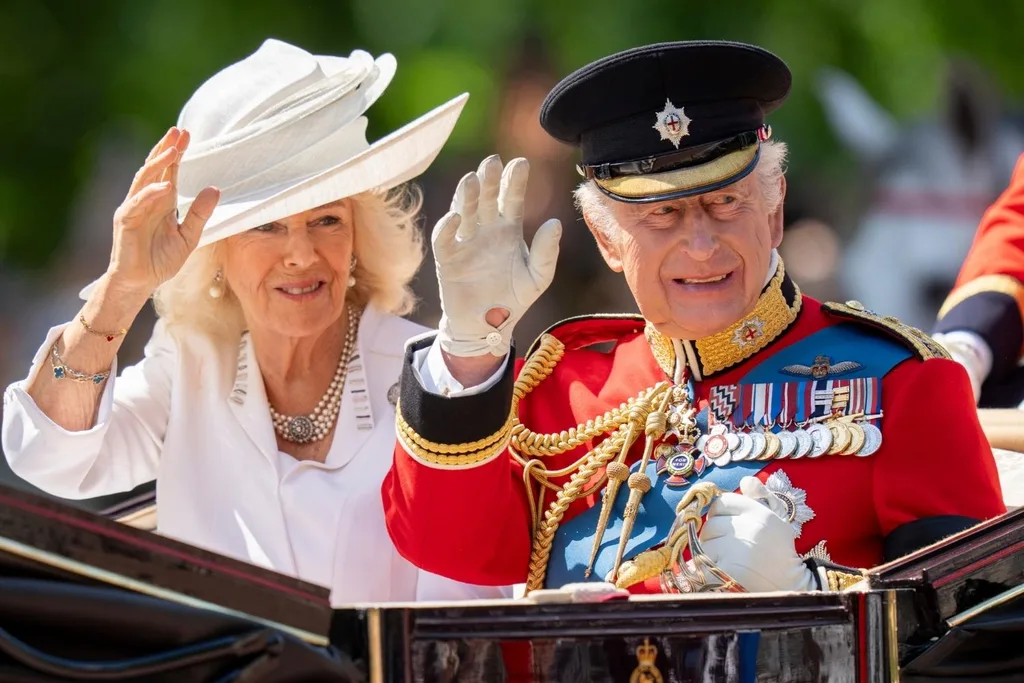 Charles and Camilla at Trooping.