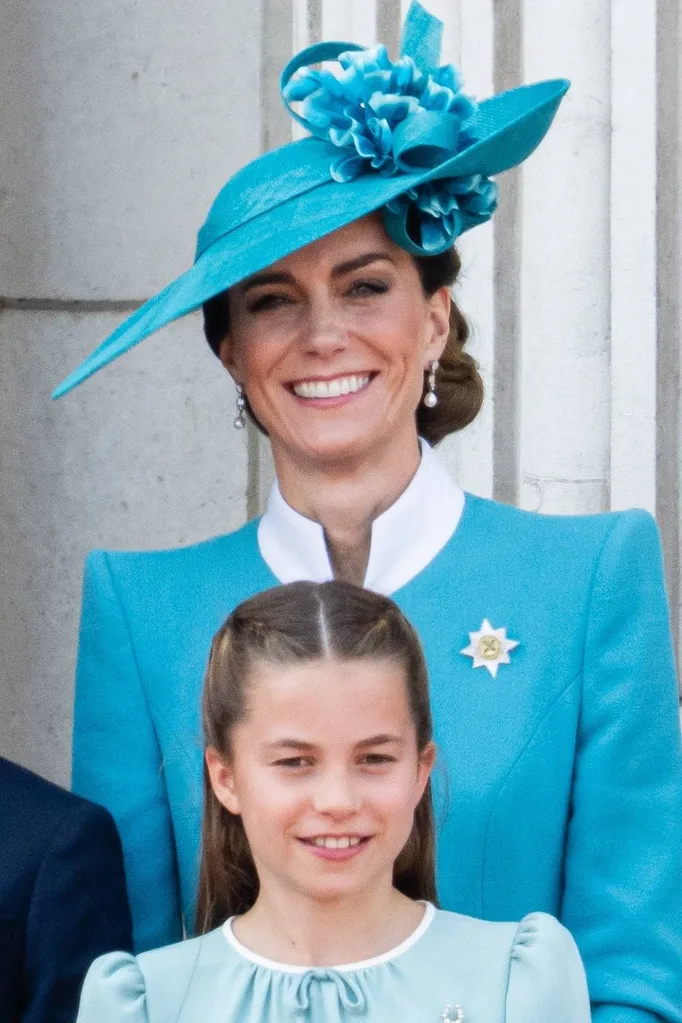 Kate and Charlotte at Trooping in 2025