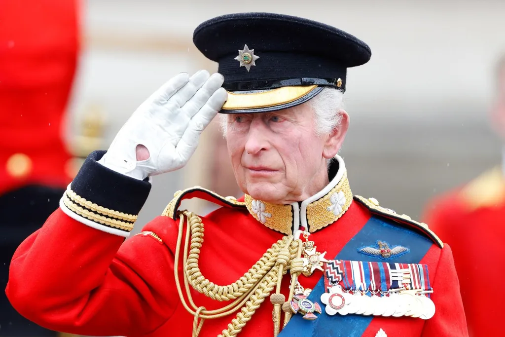 King Charles at Trooping