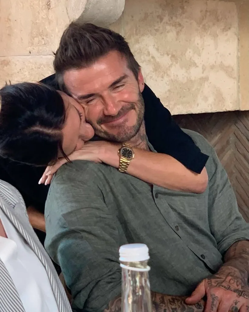 Victoria Beckham with David