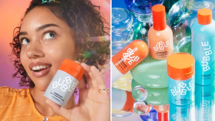 My dry and irritated skin entered factory reset mode after using Bubble skincare for a week