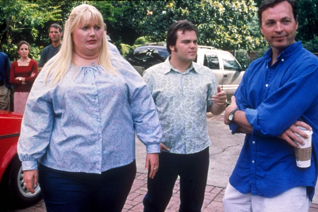 Gwyneth Paltrow and Jack Black in Shallow Hal