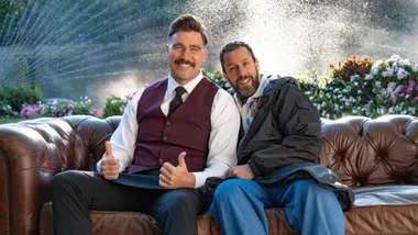 happy gilmore cameo actor Travis Kelce with adam sandler