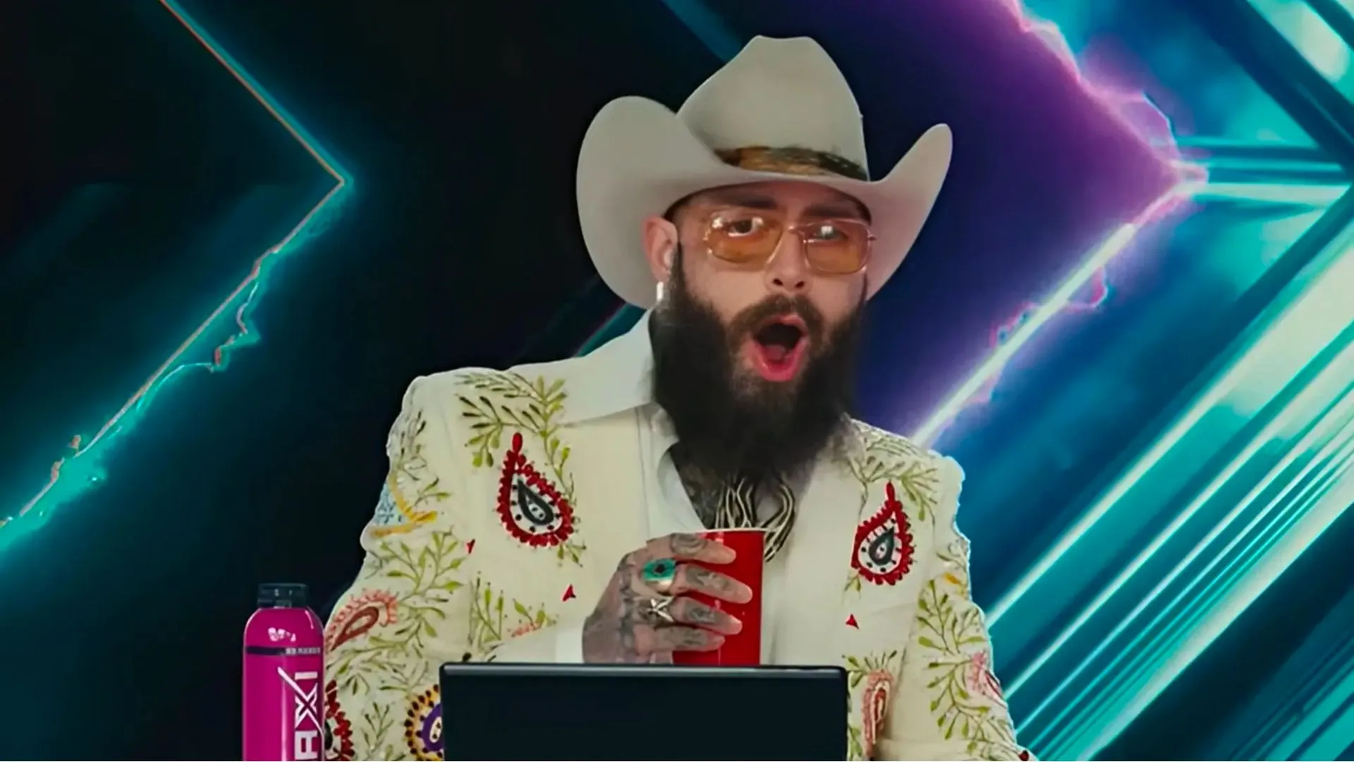 post malone makes a cameo as DJ Omar in Happy Gilmore 2