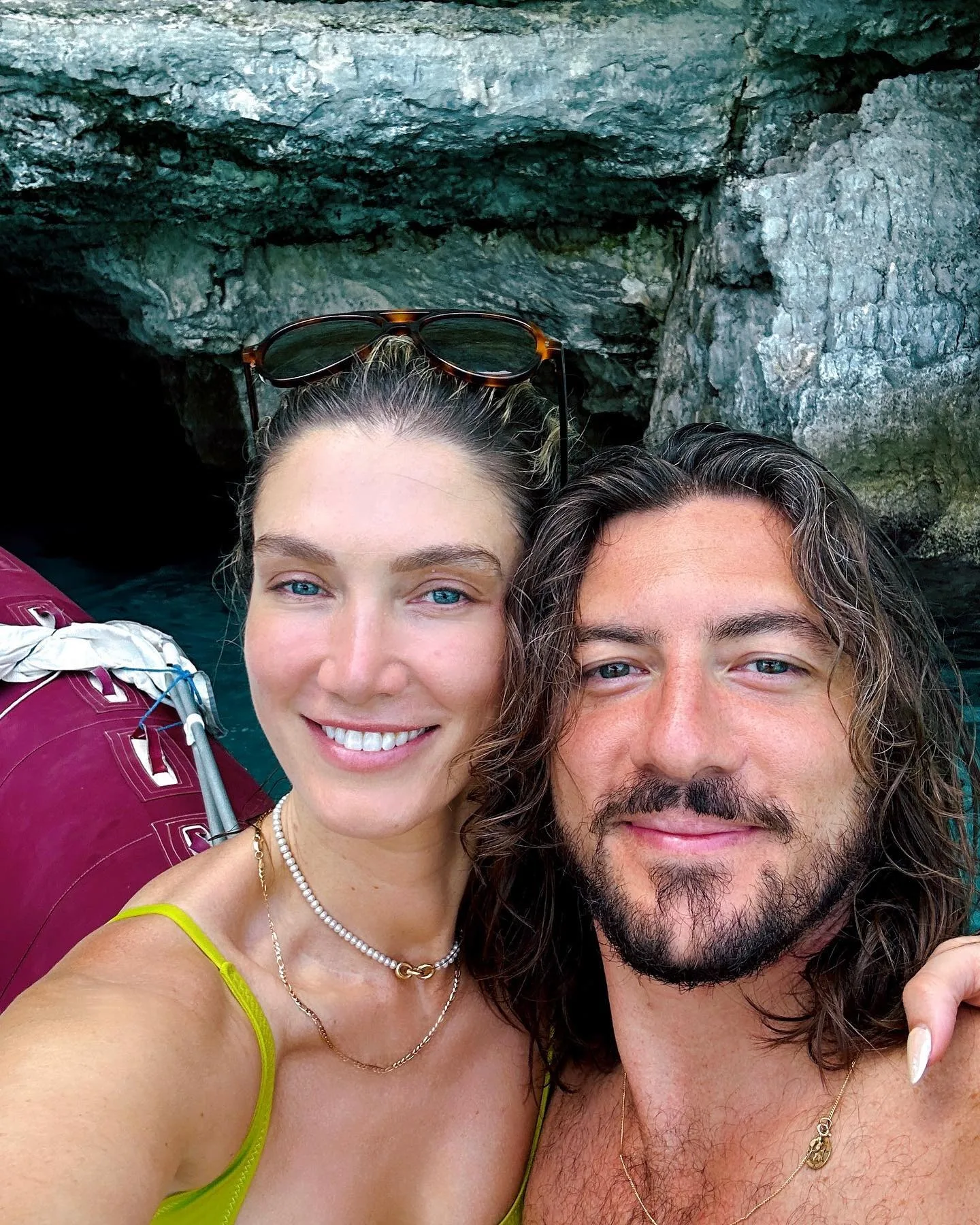 delta goodrem and her husband matthew copley