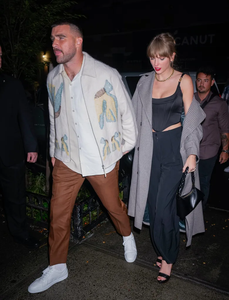 Taylor Swift and Travis Kelce