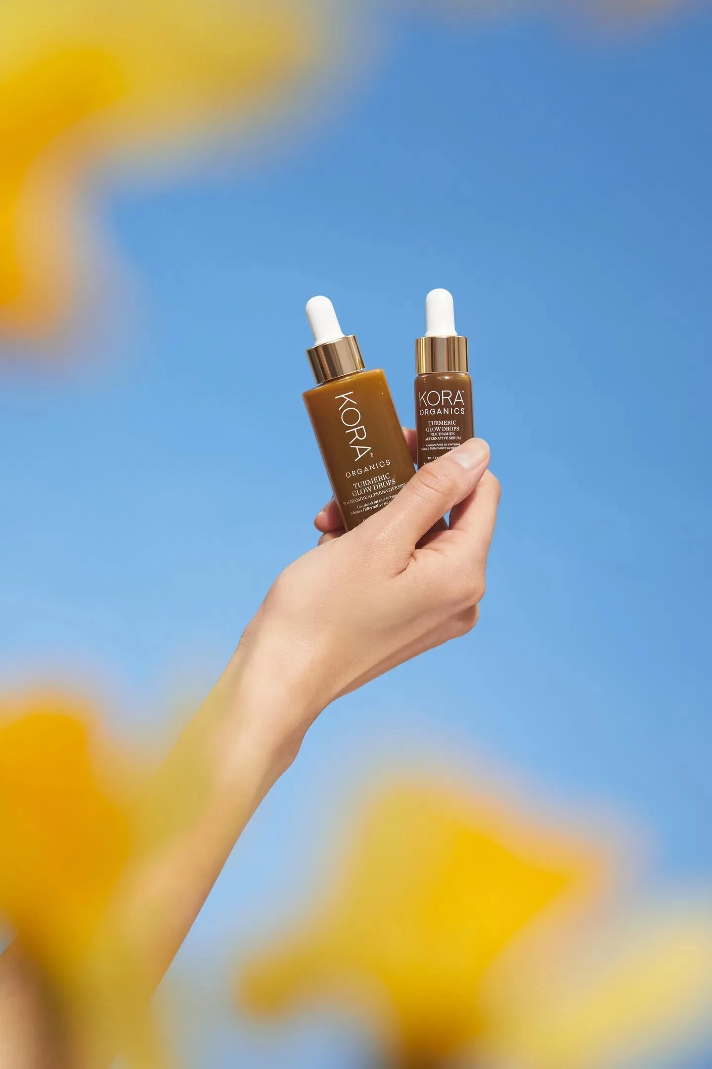 kora organics turmeric glow drops niacinamide alternative serum
