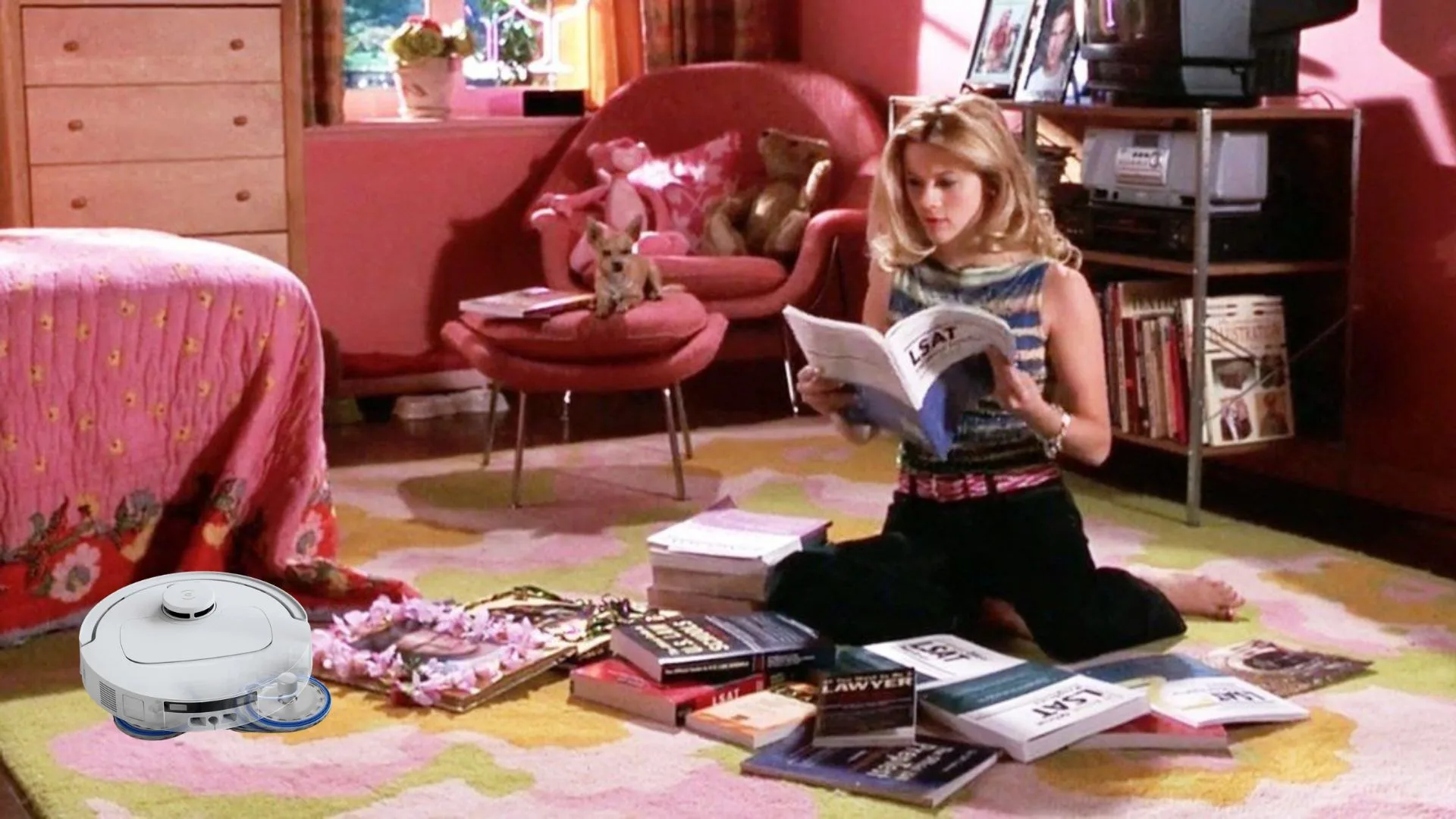 Keep calm and let the robo vac do all the dirty work