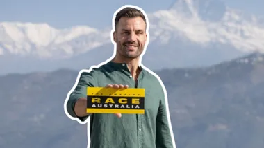 Beau Ryan on a mountain top in Nepal for The Amazing Race Australia Celebrity Edition 2025