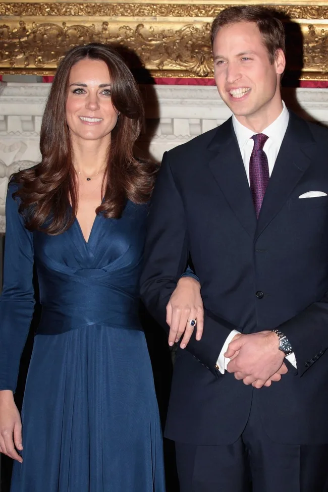 Kate Middleton and Prince William announce their engagement