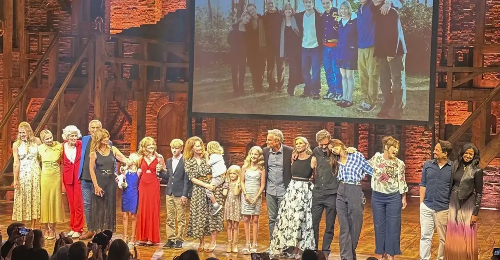 The whole Dawson's Creek cast onstage at the reunion