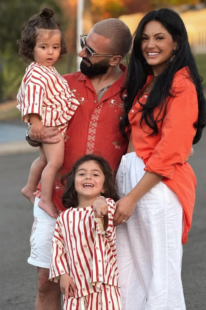 Matty and Sarah Marie Fahd and their sons