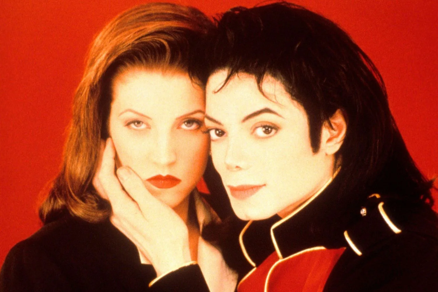 Lisa Marie Presley and Michael Jackson