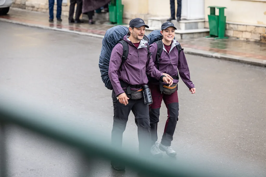 rob mills and georgie tunny backpacking