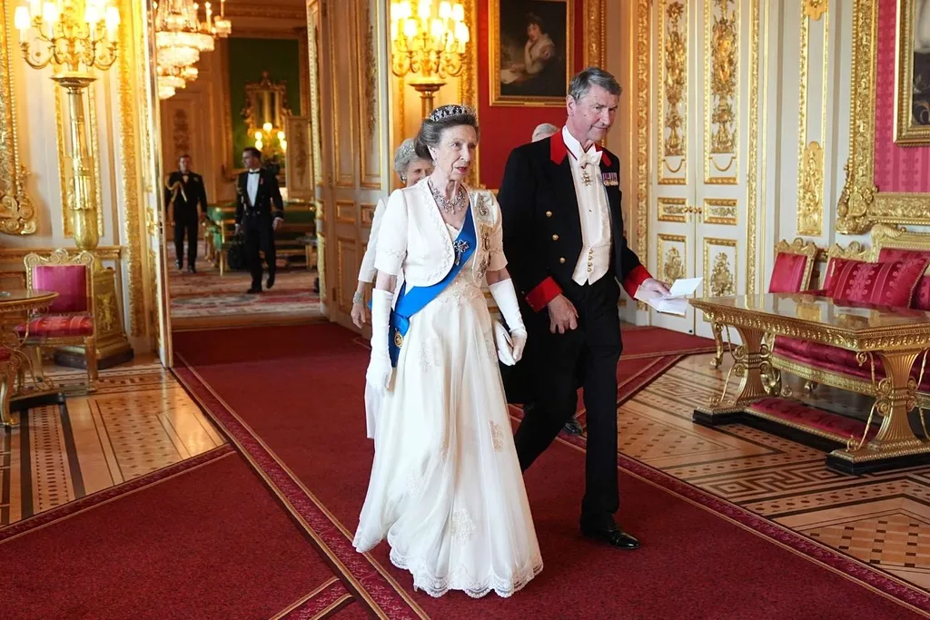 Princess Anne with husband Tim