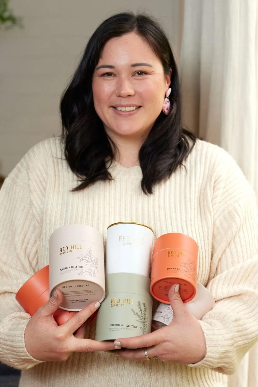 Ebony Flett from Red Hill Candle Co.