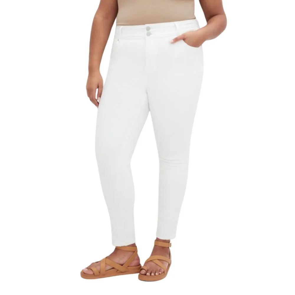 city chic white skinny jeans