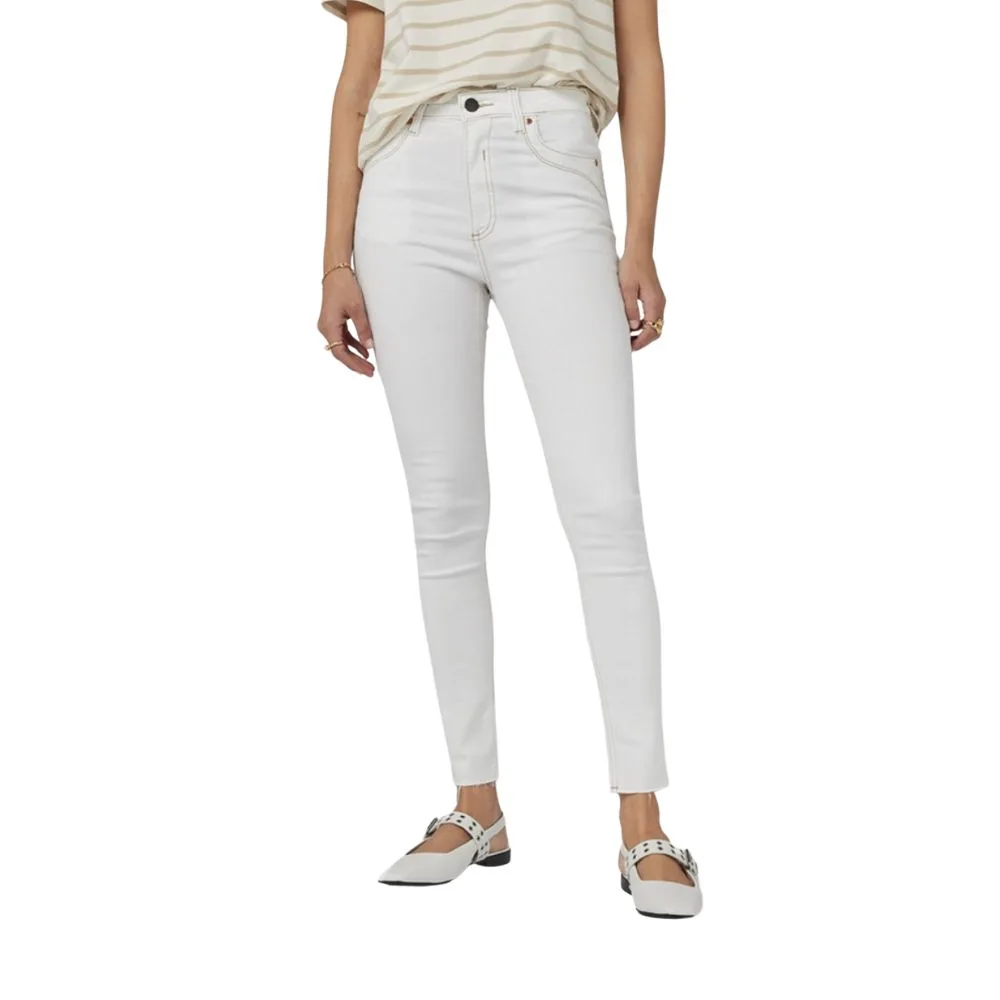 dricoper denim white skinny jeans