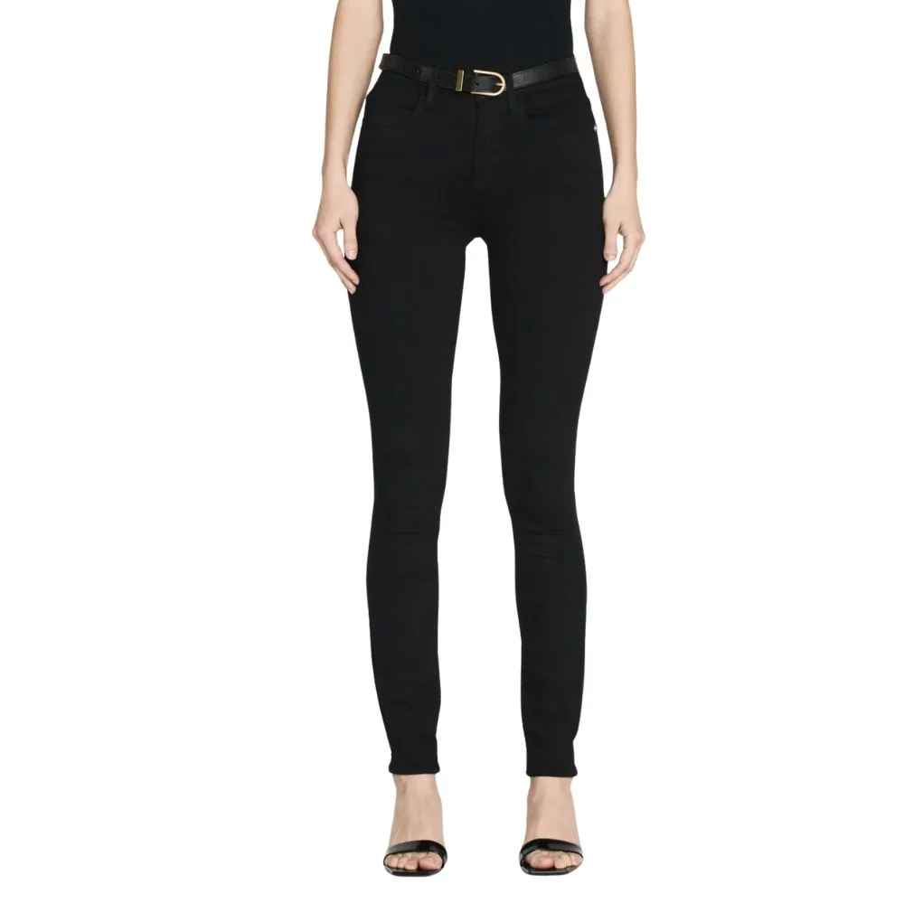 frame black skinny jeans