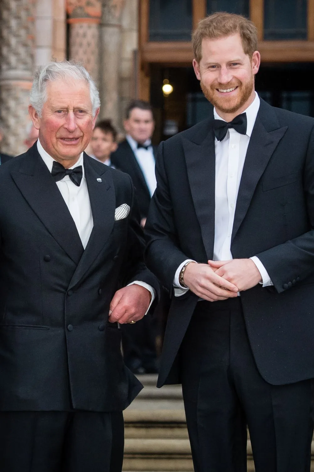 King Charles and Prince Harry 