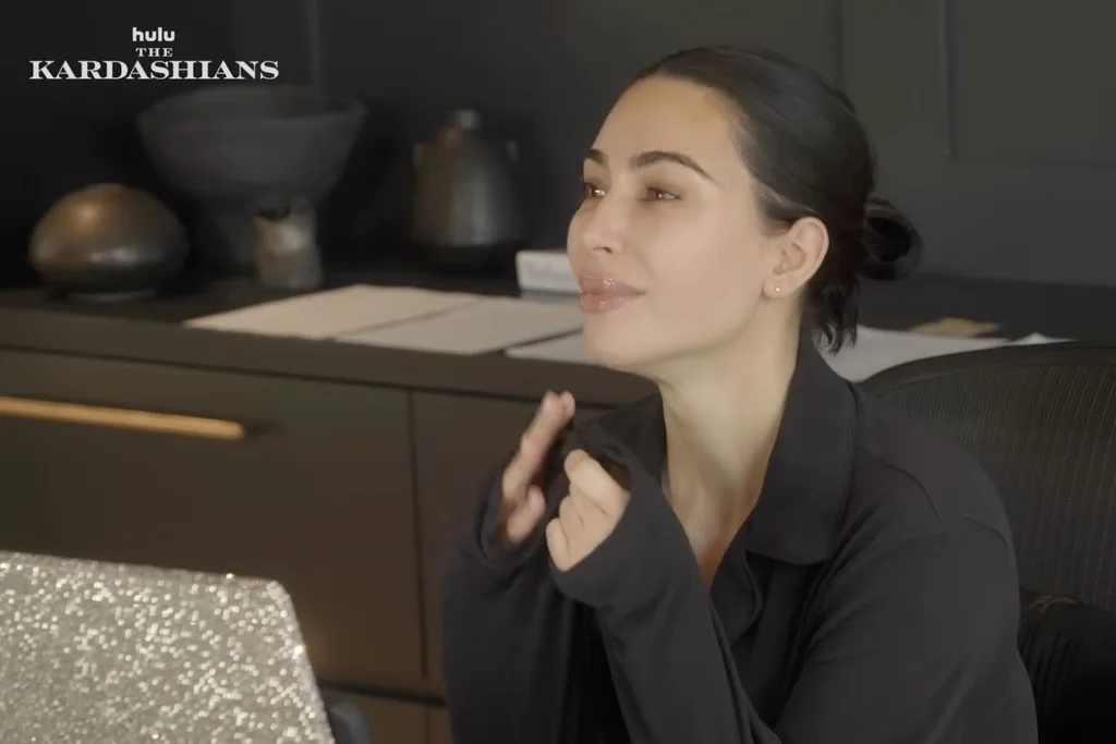 Kim Kardashian in Season 7 of The Kardashians.