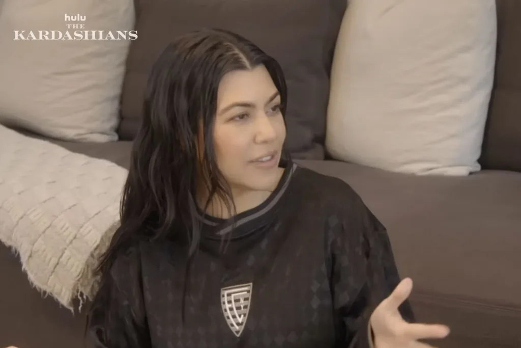 Kourtney Kardashian in Season 7 of The Kardashians.