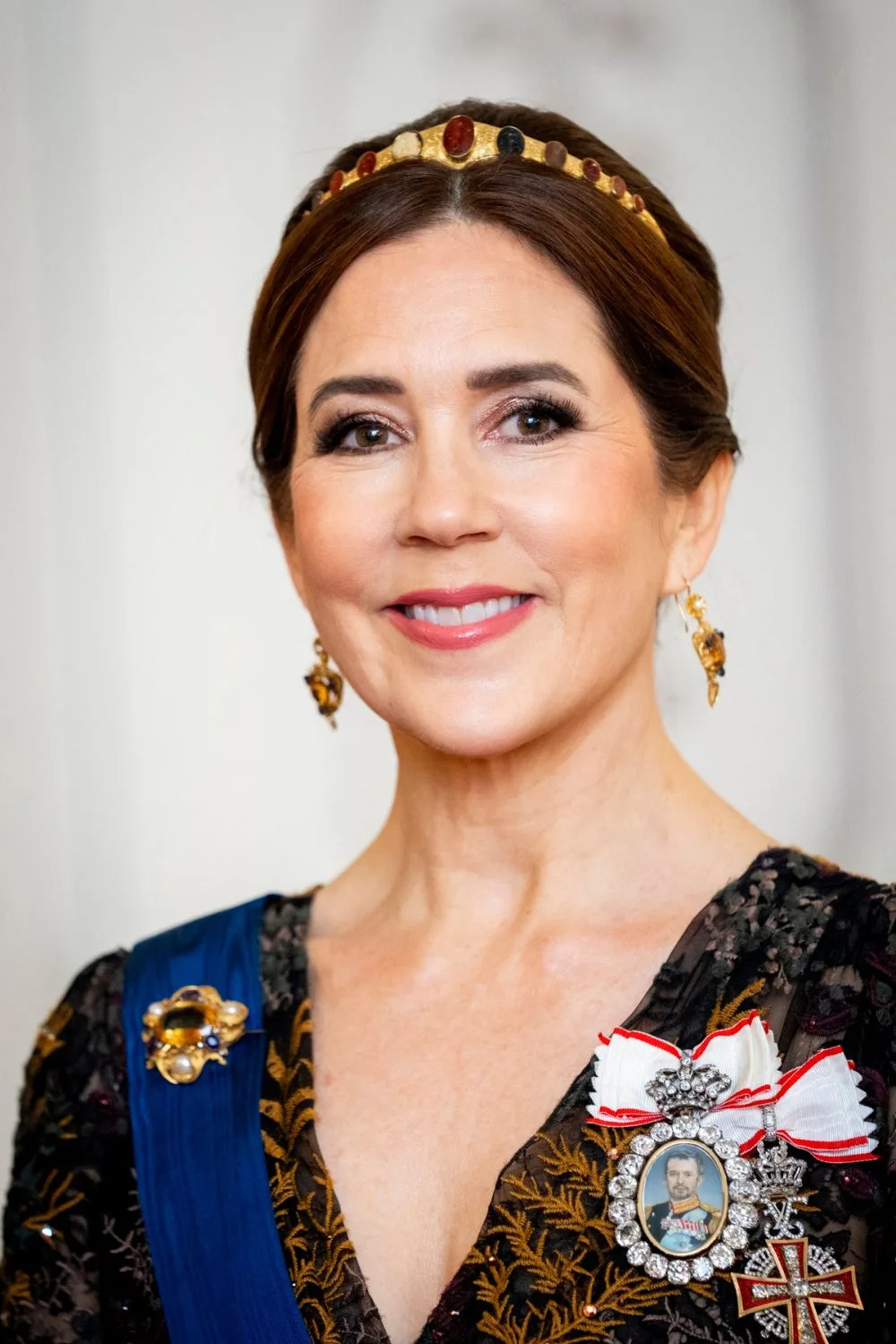 Mary in the gold tiara