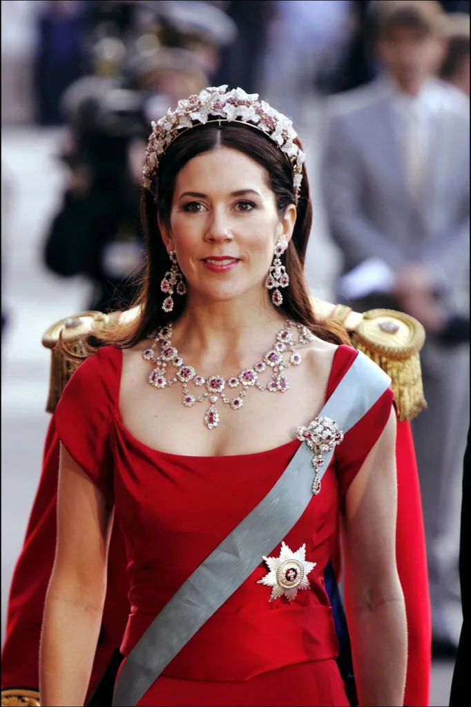 Mary in the ruby tiara