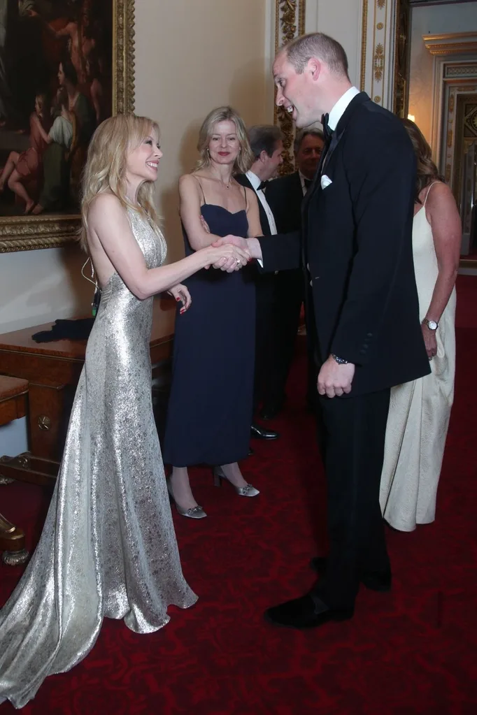 William with Kylie Minogue