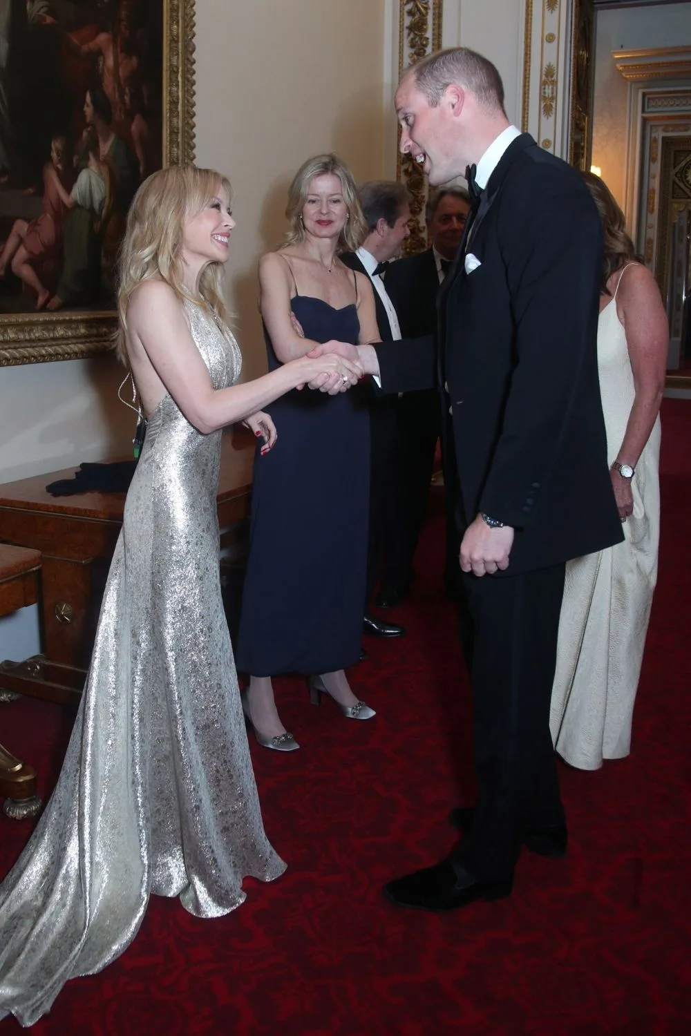 William with Kylie Minogue 