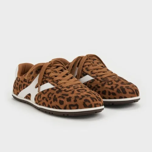 Faux Suede Low-Top Sneakers