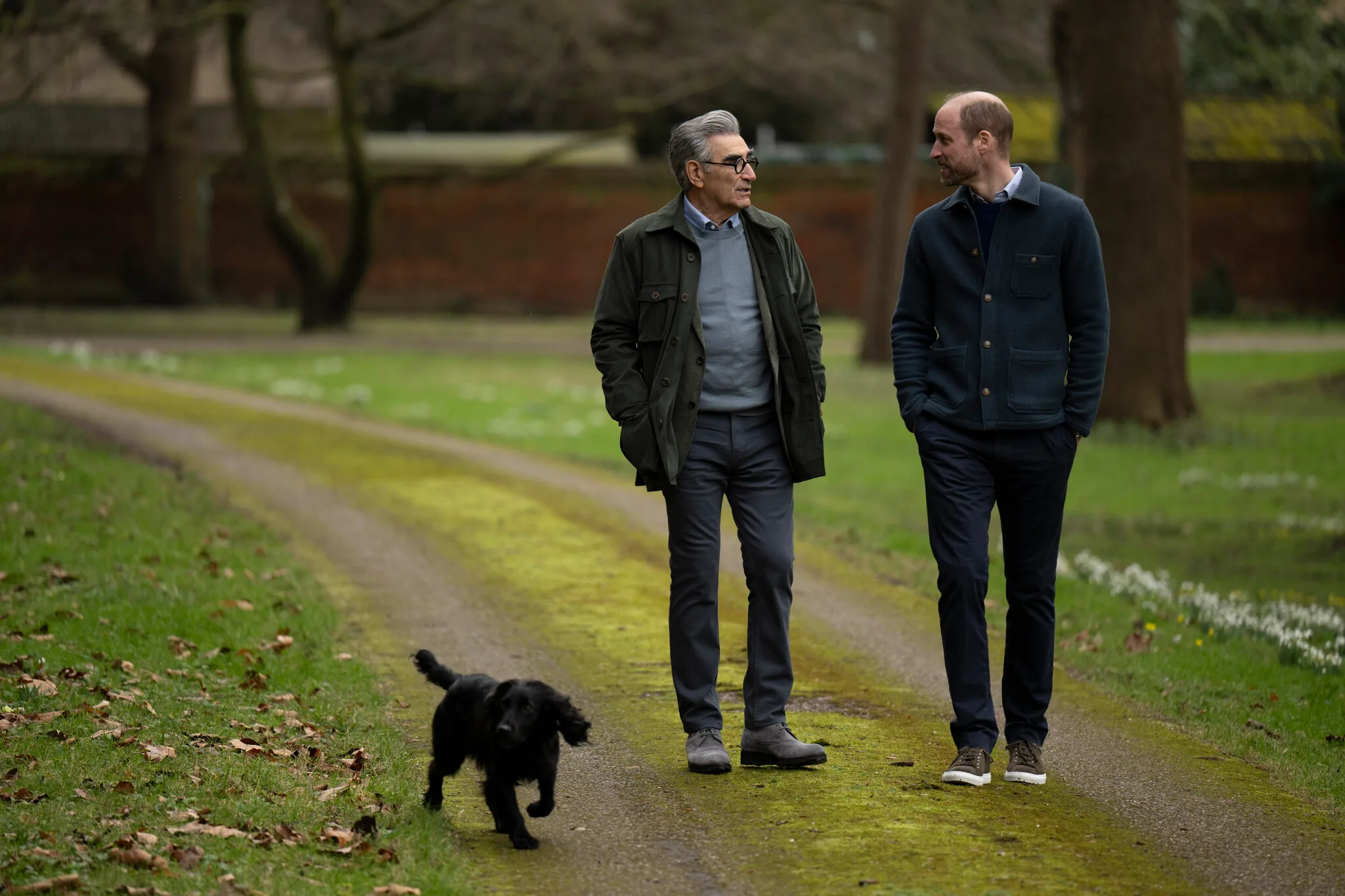 Prince William and Eugene Levy at Windsor Castle 