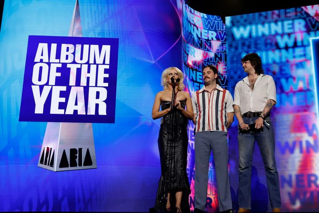 Amyl and the Sniffers at the ARIA Awards