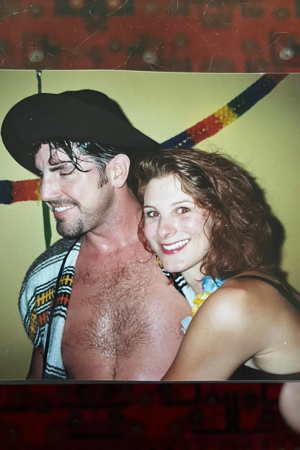 Golden Bachelor Bear Myrden and his late wife Audrey at a fancu dress party