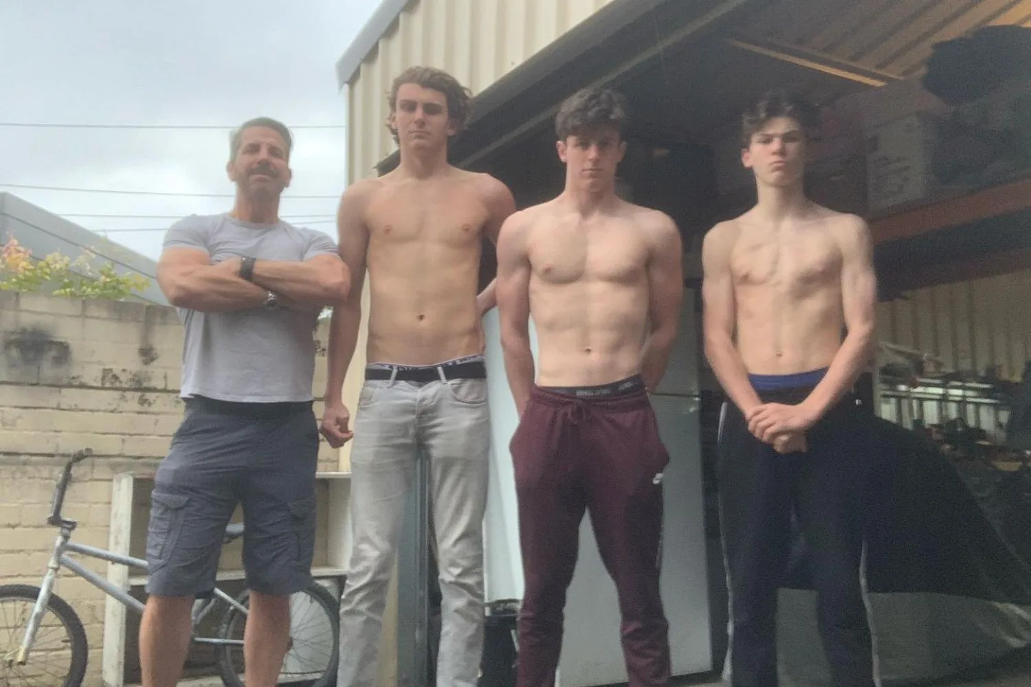 Golden Bachelor Bear Myrden and his boys