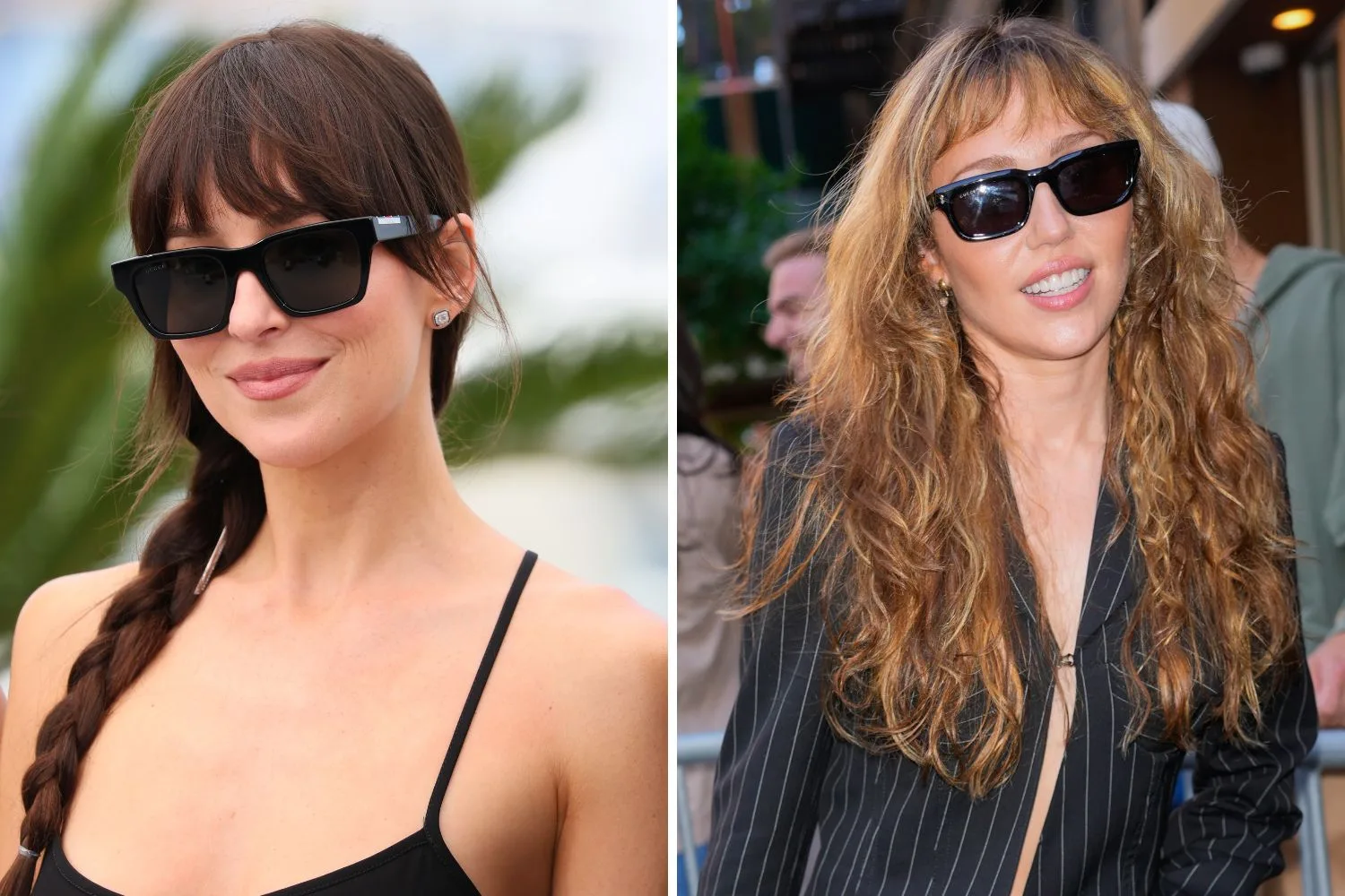 Miley Cyrus and Dakota Fanning