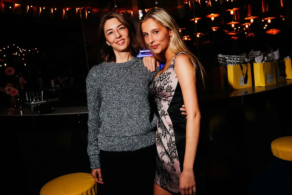 Sofia Coppola and Romy Mars posing together