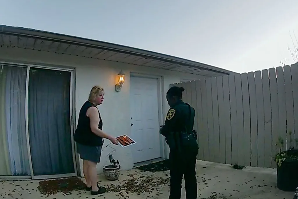 bodycam footage of police chatting to susan lorincz