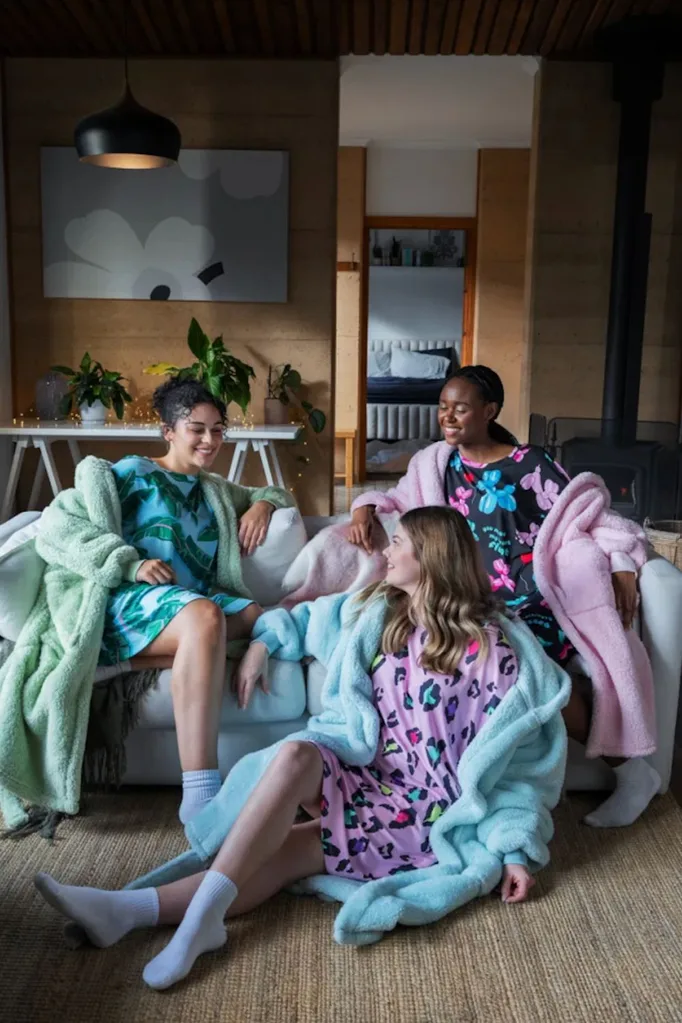 group wearing oodies