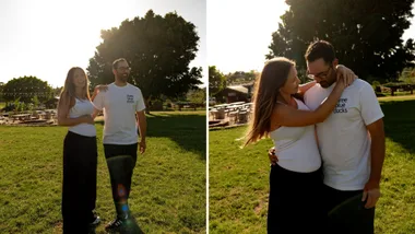 Andy Allen and his wife have announced their first pregnancy