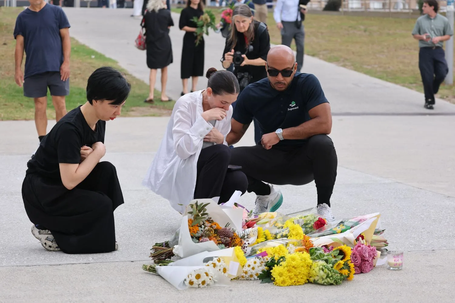 The aftermath of the Bondi Beach shootings./Pic: Getty
