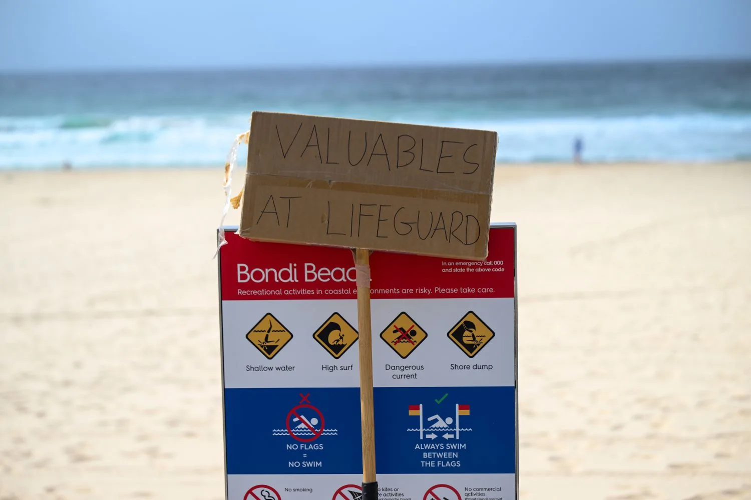 The aftermath of the Bondi Beach shootings./Pic: Getty